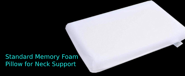 Standard Memory Foam Pillow for Neck Support